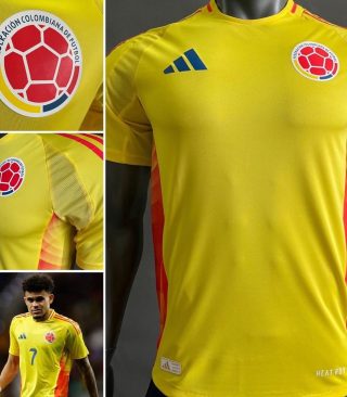 Camiseta de la selección Colombia 2024 Amarilla tipo player
