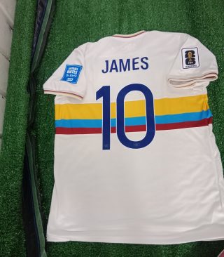Camiseta de la selección Colombia 2024 Beige 100 años tipo player